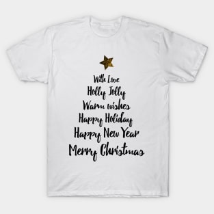 Christmas tree of wishes T-Shirt